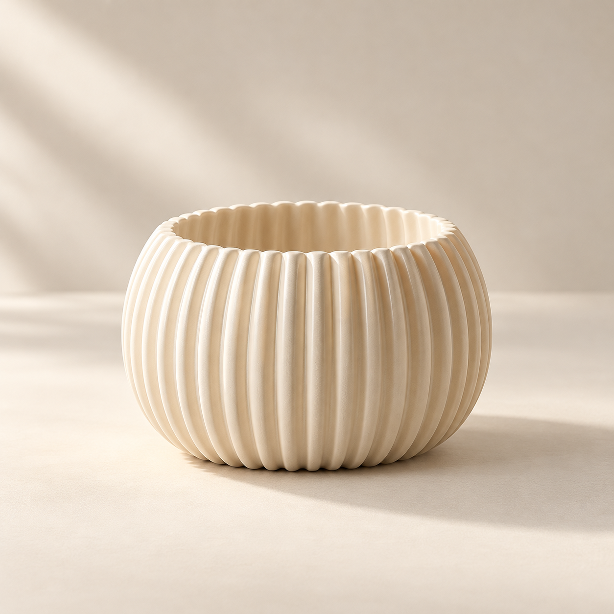 Bowl holder in ivory, generated design visualisation